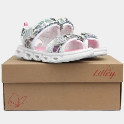 Lilley Junior Girls Multicoloured Light Up Sandals