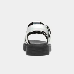 Lilley Junior Hyde Girls Metallic Silver Sandal