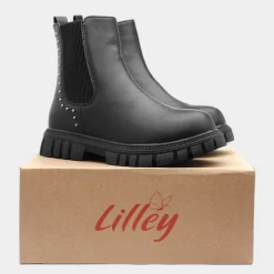 Lilley Junior JoJo Girls Black Chelsea Boot