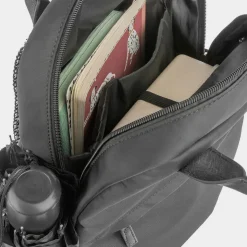 Lilley Lake Black Woven Straps Back Pack