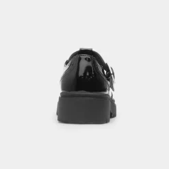 Lilley Layton Girls Black Patent T-Bar Shoe