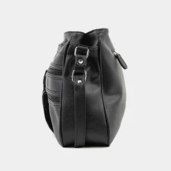 Lilley Lindsay Organiser Shoulder Bag in Black