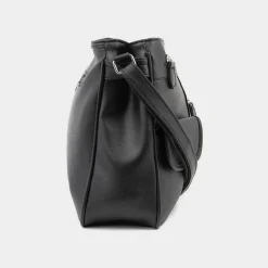 Lilley Lindsay Organiser Shoulder Bag in Black