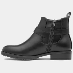 Lilley Mabel Womens Black Zip-up Boot