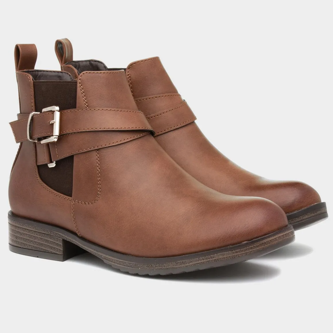 Lilley Mabel Womens Tan Chelsea Boot