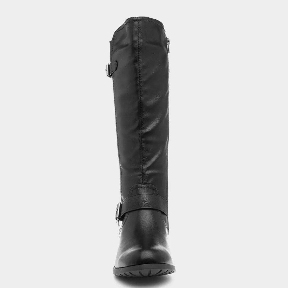 Lilley Marcy Womens Black Buckle Riding Boot
