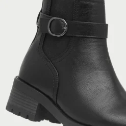 Lilley Marge Womens Black Zip Up Boot