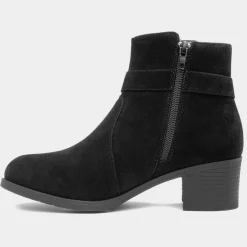 Lilley Maria Womens Black Ankle Boot