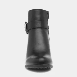 Lilley May Womens Black Heeled Ankle Boot