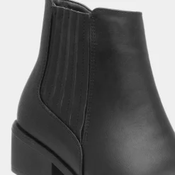 Lilley Melody Womens Black Western Ankle Boot