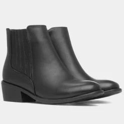 Lilley Melody Womens Black Western Ankle Boot