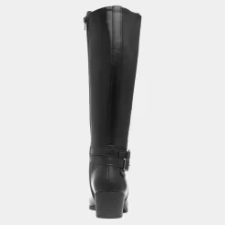 Lilley Michelle Womens Black Knee High Boot