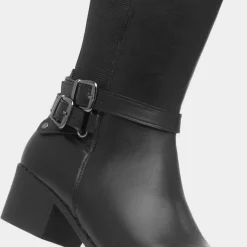 Lilley Michelle Womens Black Knee High Boot