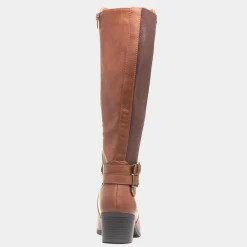 Lilley Michelle Womens Tan Knee High Boot