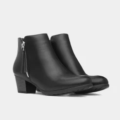 Lilley Mila Womens Black Ankle Boot