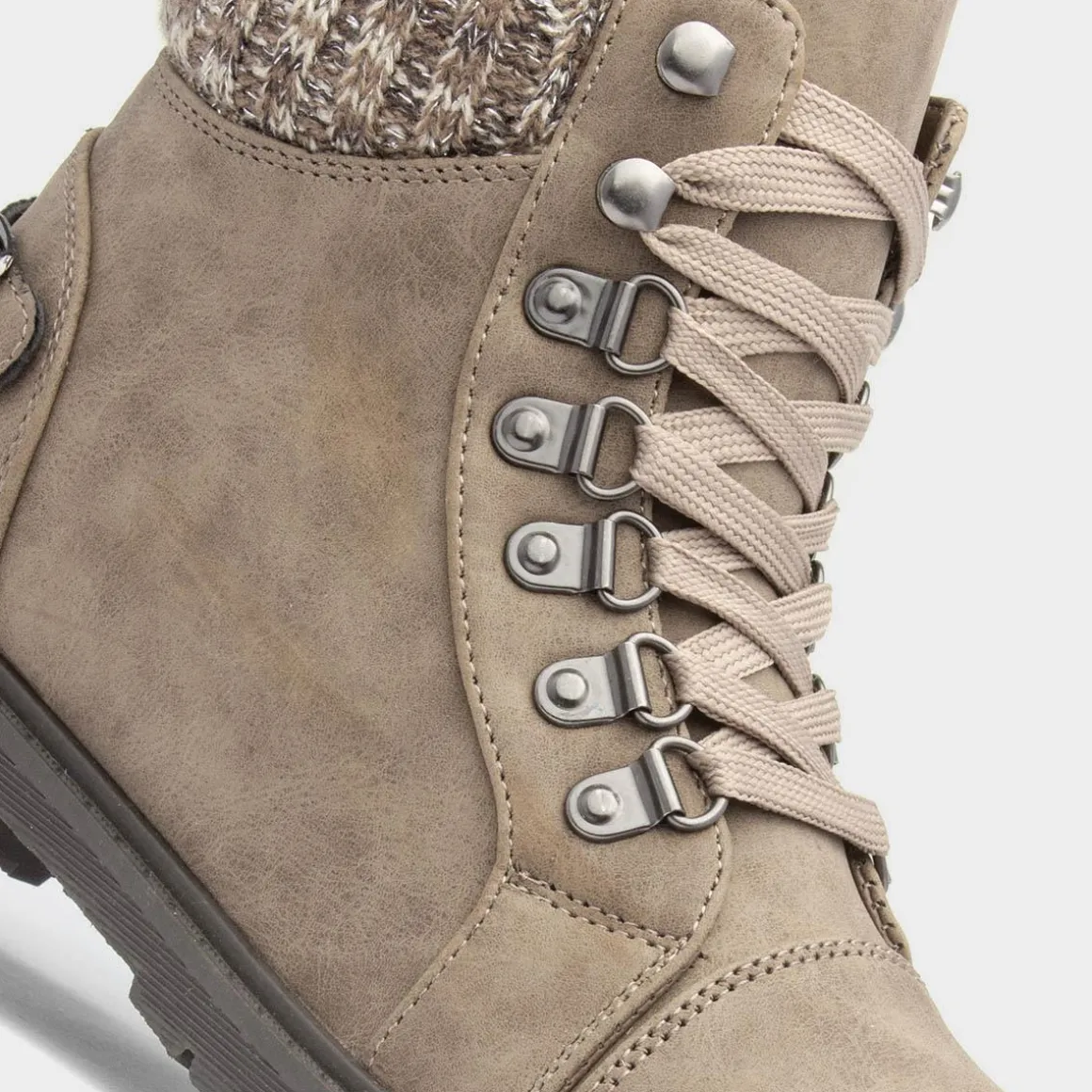 Lilley Miley Womens Taupe Ankle Boot
