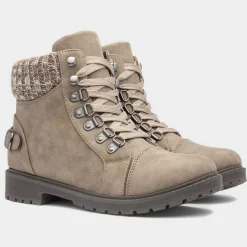 Lilley Miley Womens Taupe Ankle Boot