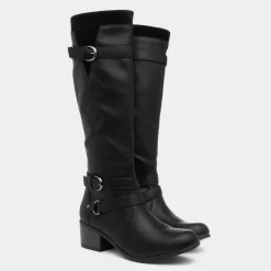 Lilley Mindy Womens Black Riding Boot