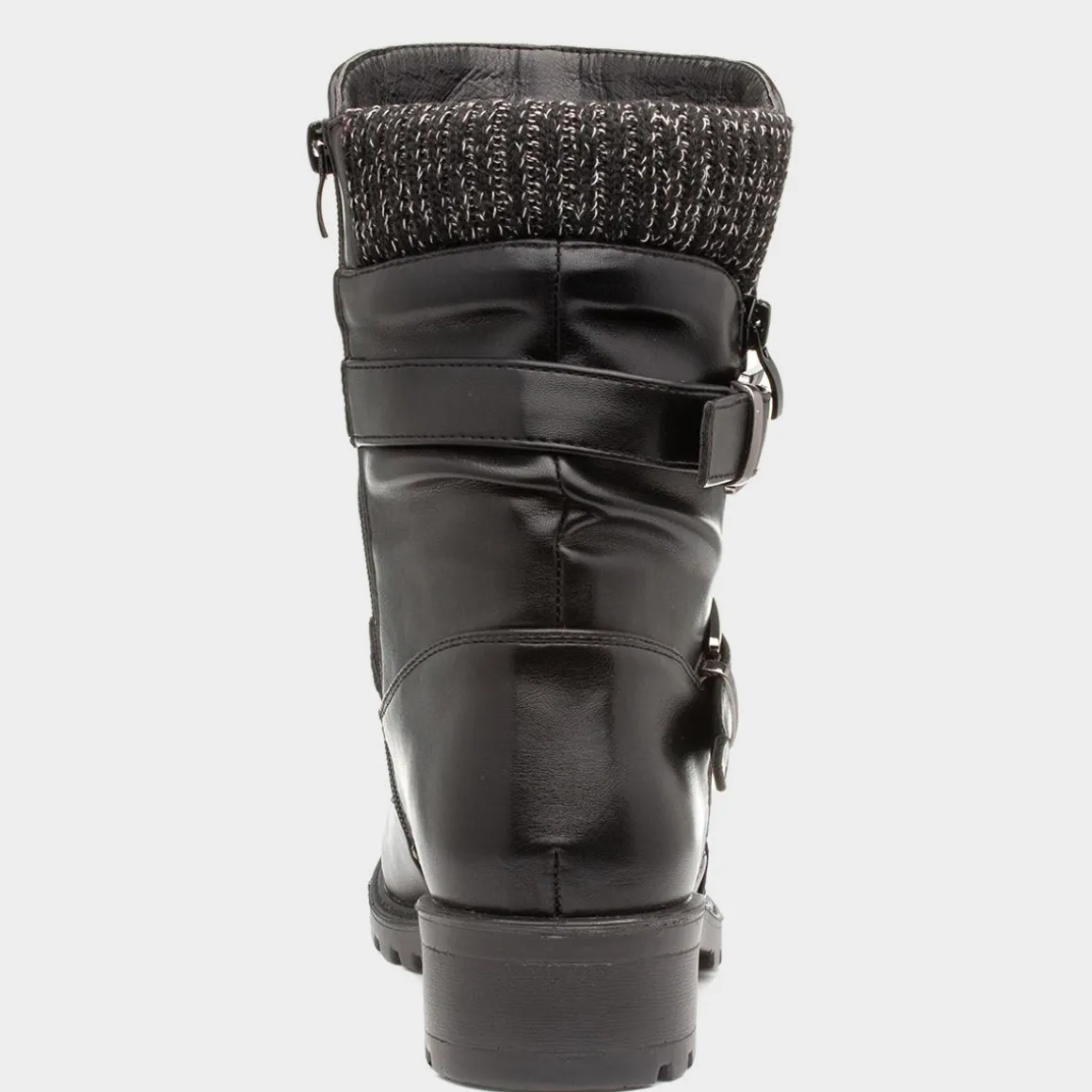 Lilley Minnie Womens Black Heeled Calf Boot