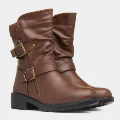 Lilley Minnie Womens Brown Calf Boot