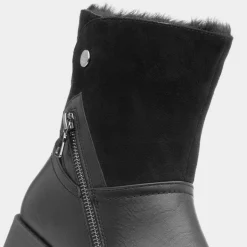 Lilley Mona Womens Black Ankle Boot
