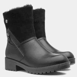 Lilley Mona Womens Black Ankle Boot