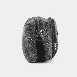 Lilley Orla Womens Black Printed Cross Body Bag
