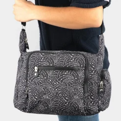 Lilley Orla Womens Black Printed Cross Body Bag