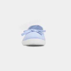 Lilley Patsy Womens Blue Ballerina Canvas