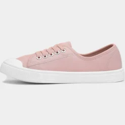 Lilley Penny Womens Pink Canvas Shoe