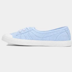 Lilley Phoebe Womens Blue Floral Canvas