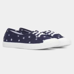 Lilley Phoebe Womens Navy Daisy Print Canvas