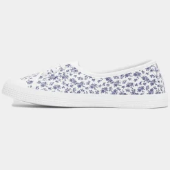 Lilley Phoebe Women's White Floral Canvas