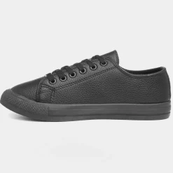 Lilley Polly Womens Black Lace Up Casual Shoe
