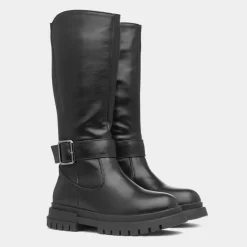 Lilley Raine Girls Black Long Leg Boot