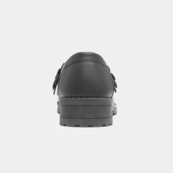 Lilley Regina Girls Black Flower Loafer