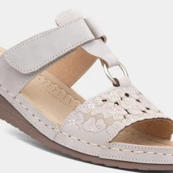 Lilley Sally Womens Grey Mule Sandal