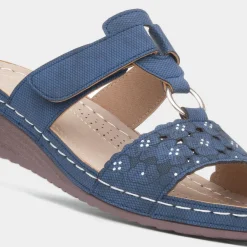 Lilley Sally Womens Navy Mule Sandal