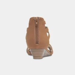Lilley Sasha Womens Tan Wedge Sandal