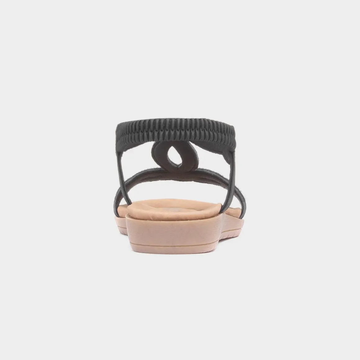 Lilley Sia Womens Black Diamante Sandal