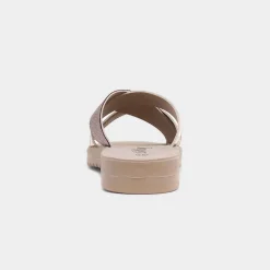 Lilley Sonia Womens Rose Gold Mule Sandal
