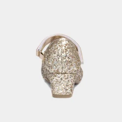 Lilley Sparkle Roxana Girls Rose Gold Heeled Shoe