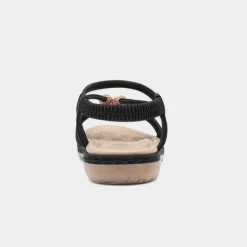 Lilley Spirit Womens Black Strappy Sandal