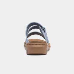 Lilley Stacey Womens Blue Mule Sandal