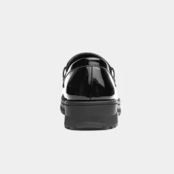 Lilley Una Girls Black Patent Loafer
