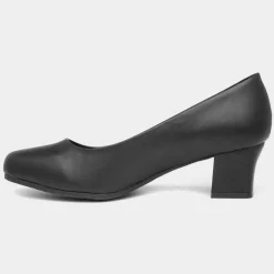 Lilley Venus Womens Black Court Shoe