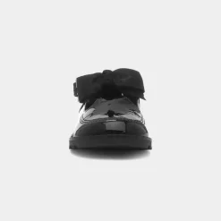Little Diva Idalia Girls Black Patent T-Bar Shoe