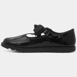 Little Diva Idalia Girls Black Patent T-Bar Shoe