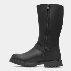 Little Diva Kerstin Girls Black Zip Up Boot