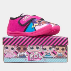LOL Surprise Kids Fuchsia Easy Fasten Slipper
